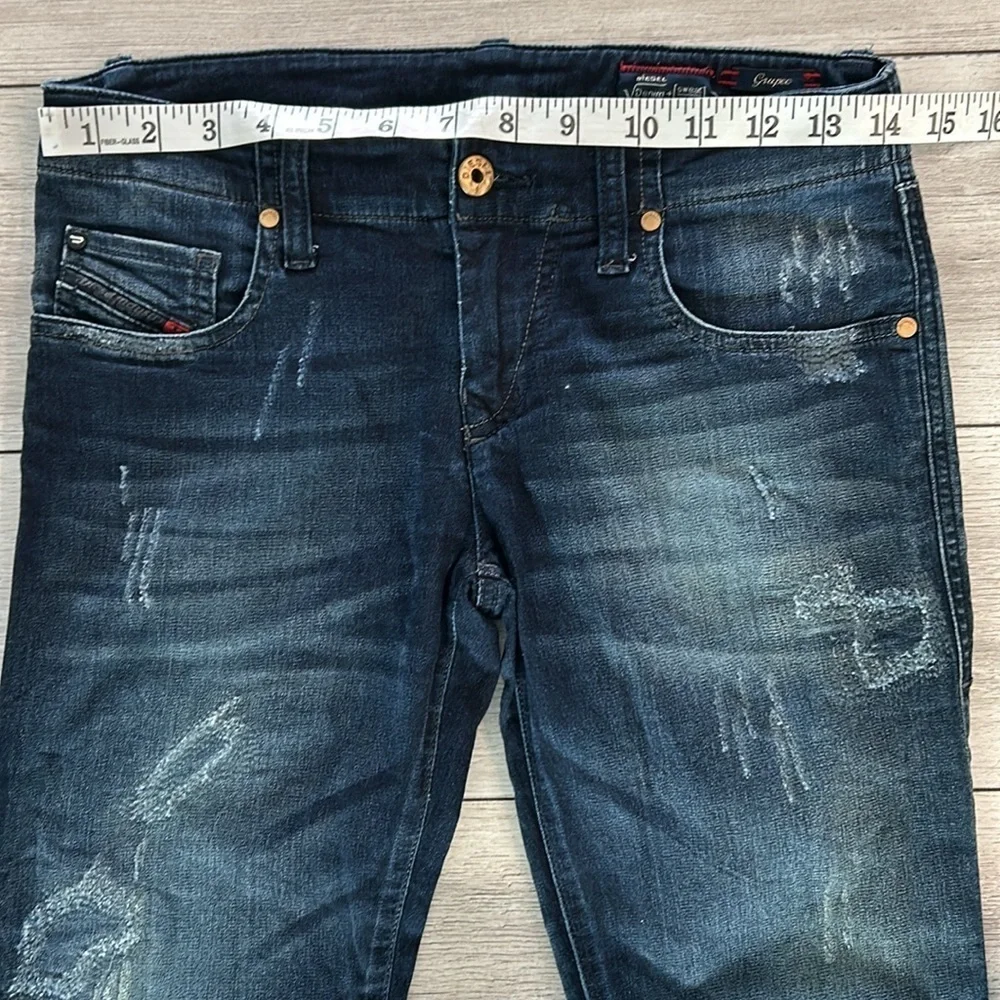 Diesel Grupee Blue Eyecons skinny fit jegging jeans size 25